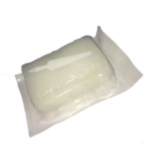 Cepillo quirúrgico con esponja y limpiauñas, seco y estéril